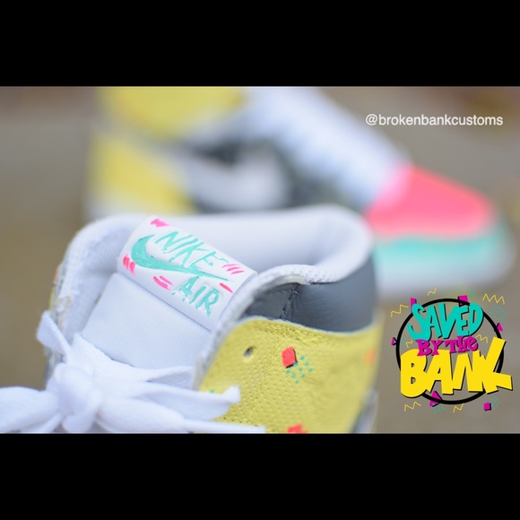 Custom Jordan 1 Saved By the Bell (low or mid) - Picture 2 of 9